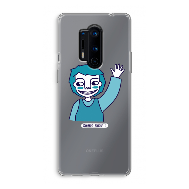 Zwaai: OnePlus 8 Pro Transparant Hoesje