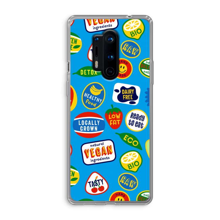 Fruitsticker: OnePlus 8 Pro Transparant Hoesje