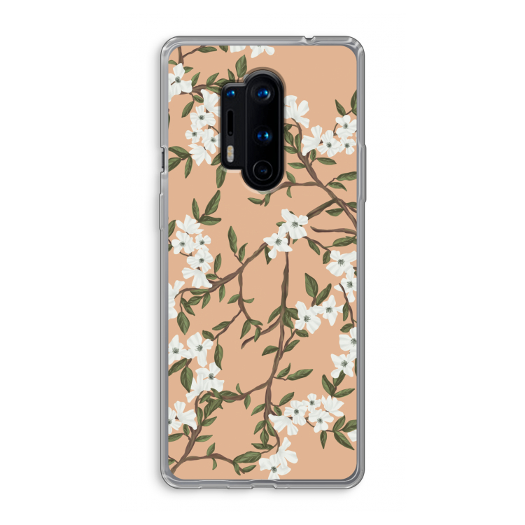 Blossoming spring: OnePlus 8 Pro Transparant Hoesje