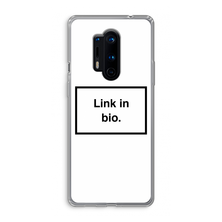 Link in bio: OnePlus 8 Pro Transparant Hoesje