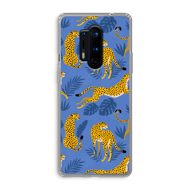 Luipaard: OnePlus 8 Pro Transparant Hoesje