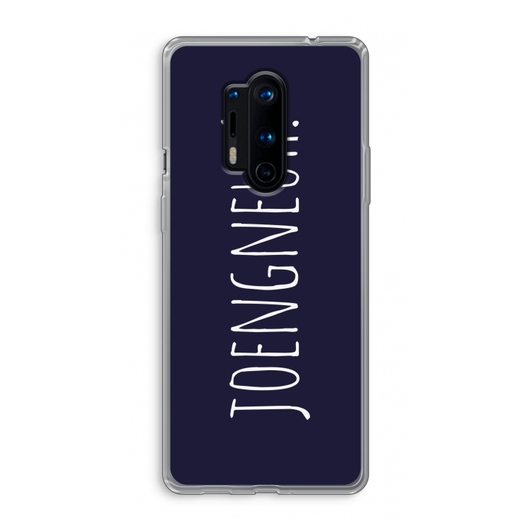 Joengneuh!: OnePlus 8 Pro Transparant Hoesje