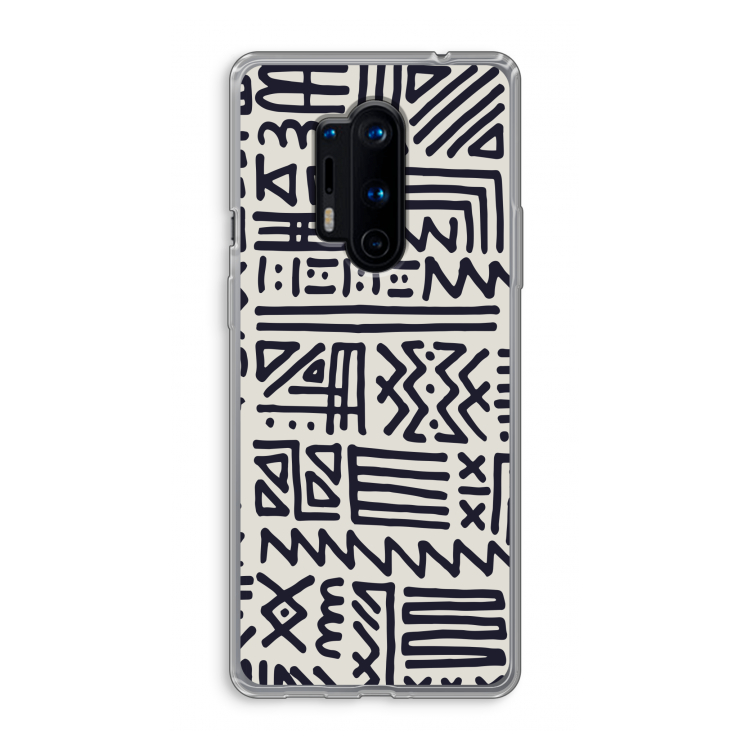 Marrakech print: OnePlus 8 Pro Transparant Hoesje