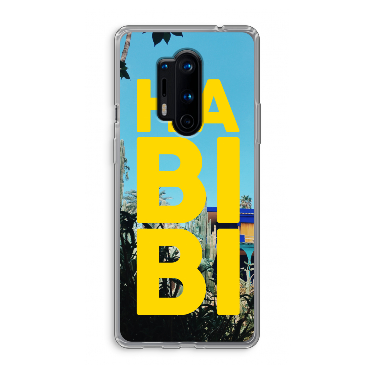 Habibi Majorelle : OnePlus 8 Pro Transparant Hoesje