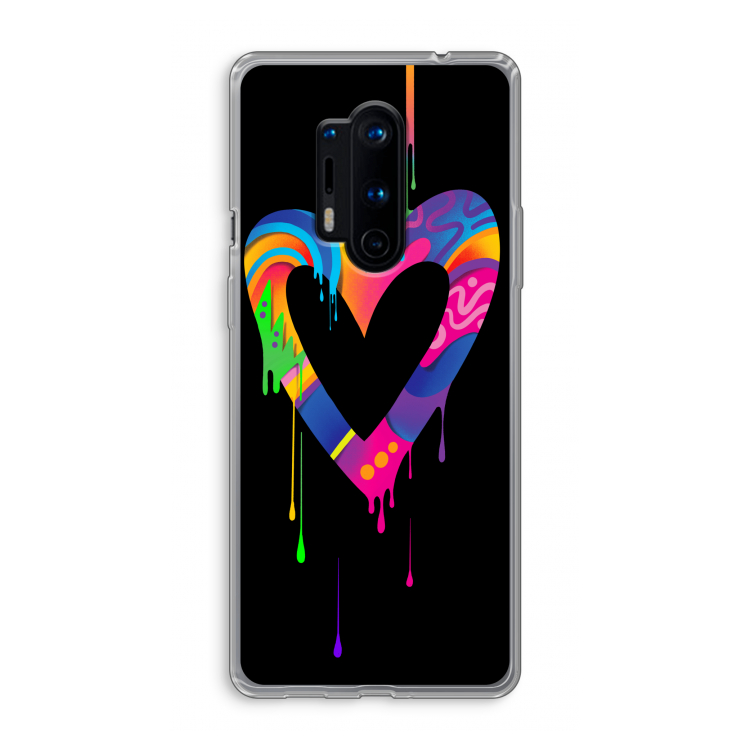 Melts My Heart: OnePlus 8 Pro Transparant Hoesje