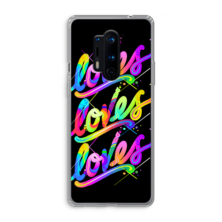 Loves: OnePlus 8 Pro Transparant Hoesje