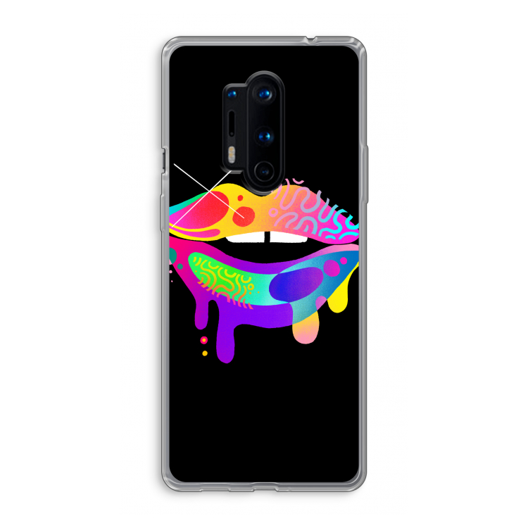 Lip Palette: OnePlus 8 Pro Transparant Hoesje
