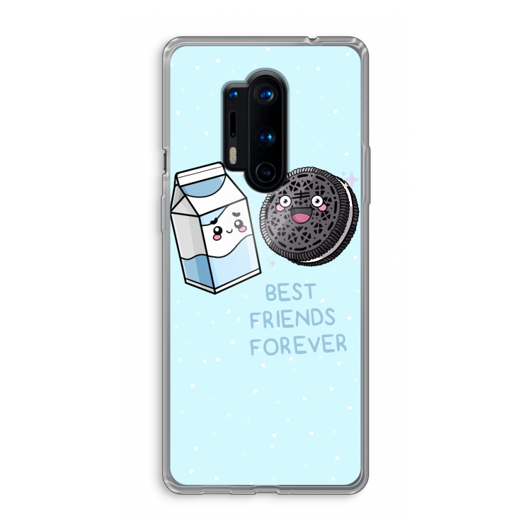 Best Friend Forever: OnePlus 8 Pro Transparant Hoesje