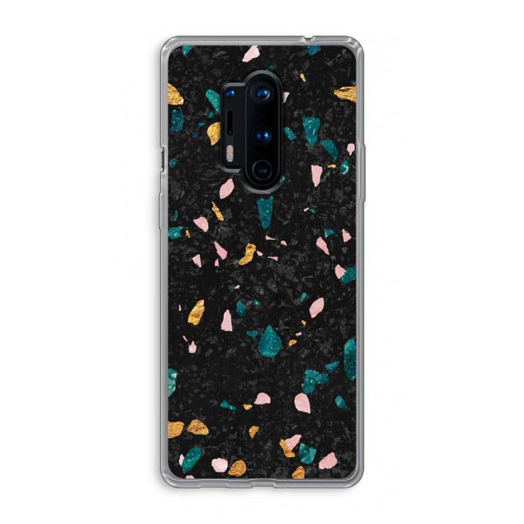 Terrazzo N°10: OnePlus 8 Pro Transparant Hoesje