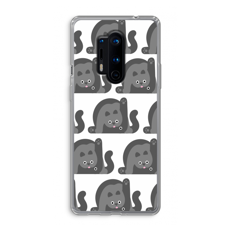 Cats: OnePlus 8 Pro Transparant Hoesje