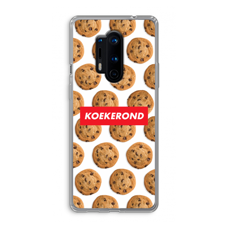 Koekerond: OnePlus 8 Pro Transparant Hoesje