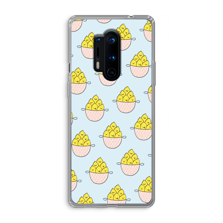 Citroenen: OnePlus 8 Pro Transparant Hoesje