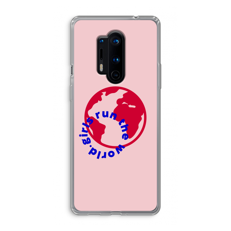 Run The World: OnePlus 8 Pro Transparant Hoesje