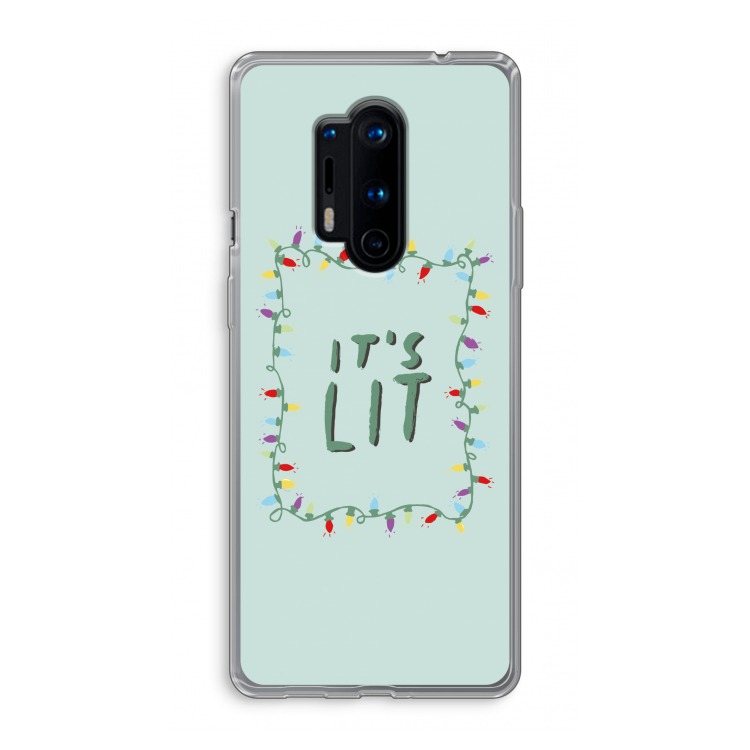 It's Lit: OnePlus 8 Pro Transparant Hoesje