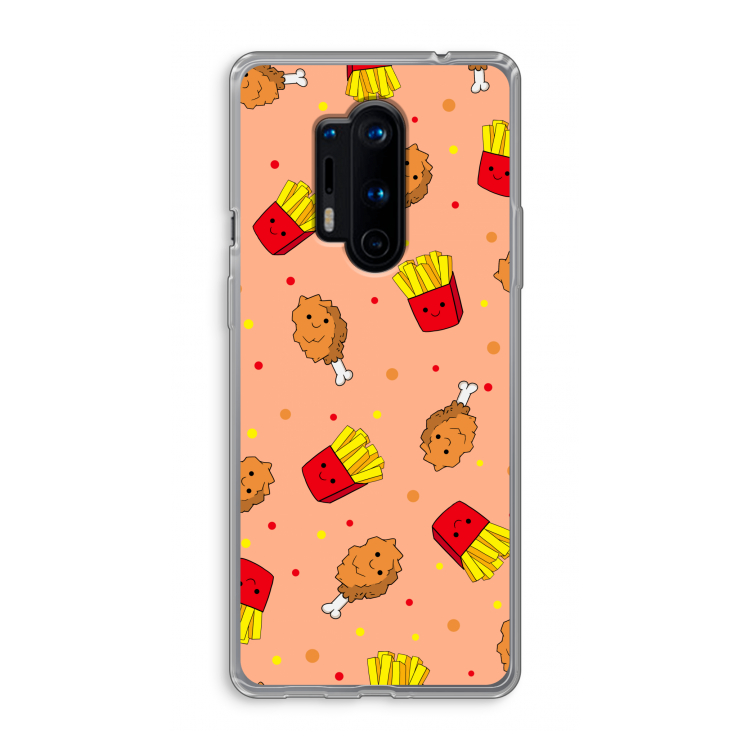 Chicken 'n Fries: OnePlus 8 Pro Transparant Hoesje