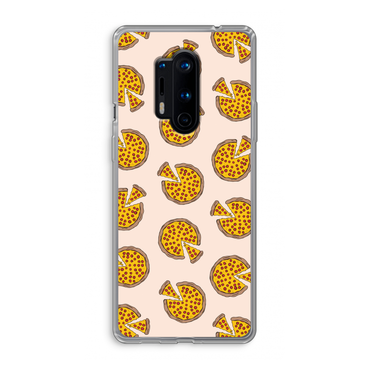 You Had Me At Pizza: OnePlus 8 Pro Transparant Hoesje