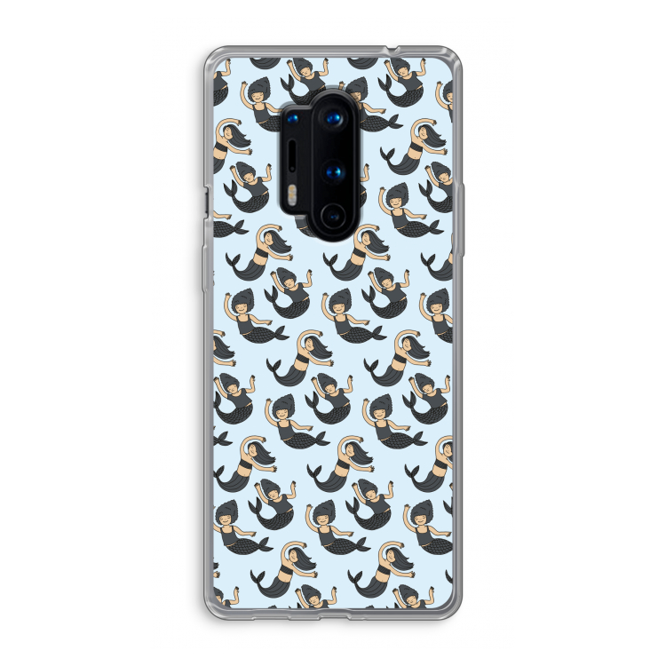 Zeemeermin: OnePlus 8 Pro Transparant Hoesje
