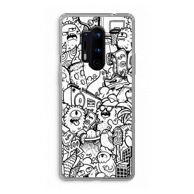 Vexx City #2: OnePlus 8 Pro Transparant Hoesje