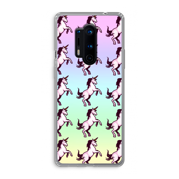 Musketon Unicorn: OnePlus 8 Pro Transparant Hoesje