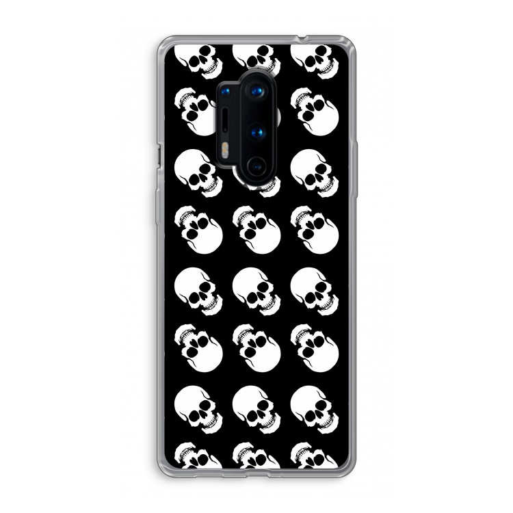 Musketon Skulls: OnePlus 8 Pro Transparant Hoesje