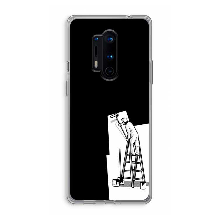Musketon Painter: OnePlus 8 Pro Transparant Hoesje
