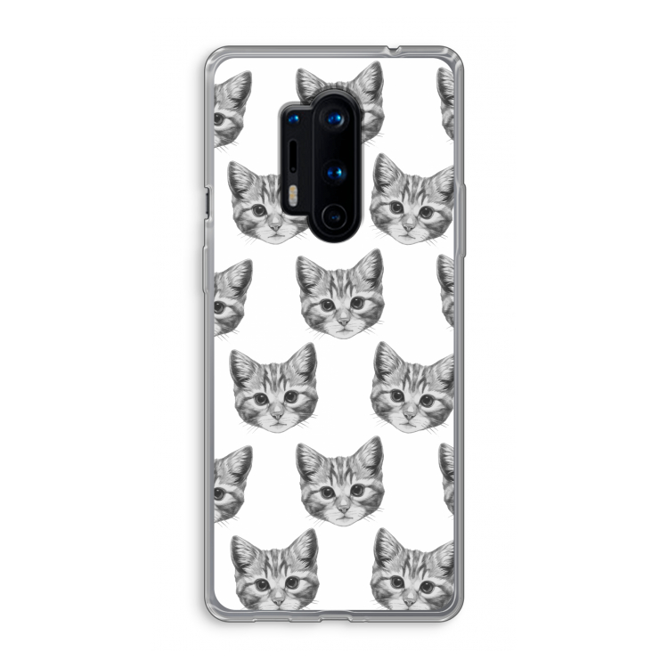 Kitten: OnePlus 8 Pro Transparant Hoesje