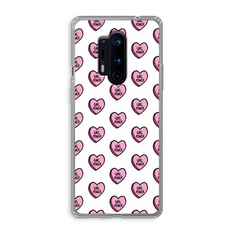 GIRL POWER: OnePlus 8 Pro Transparant Hoesje