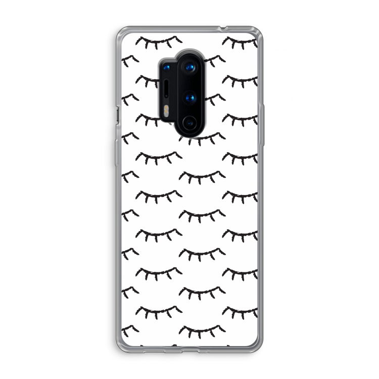 Wimpers: OnePlus 8 Pro Transparant Hoesje