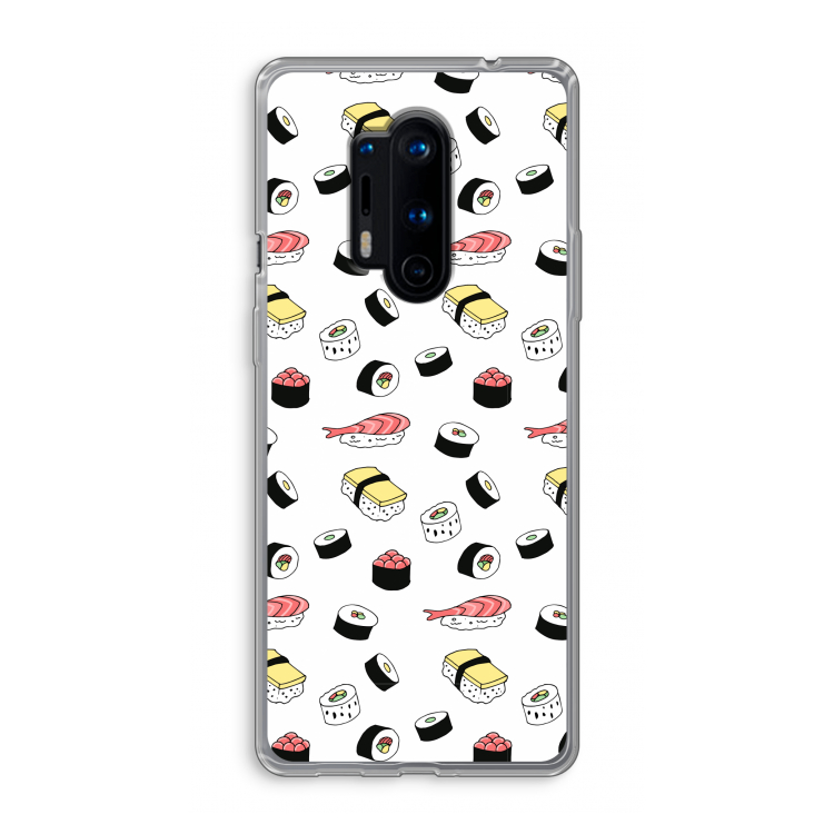 Sushi time: OnePlus 8 Pro Transparant Hoesje