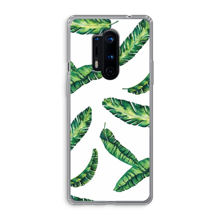 Lange bladeren: OnePlus 8 Pro Transparant Hoesje