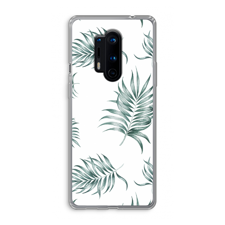 Simple leaves: OnePlus 8 Pro Transparant Hoesje
