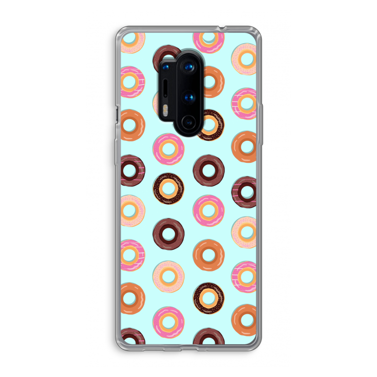 Donuts: OnePlus 8 Pro Transparant Hoesje