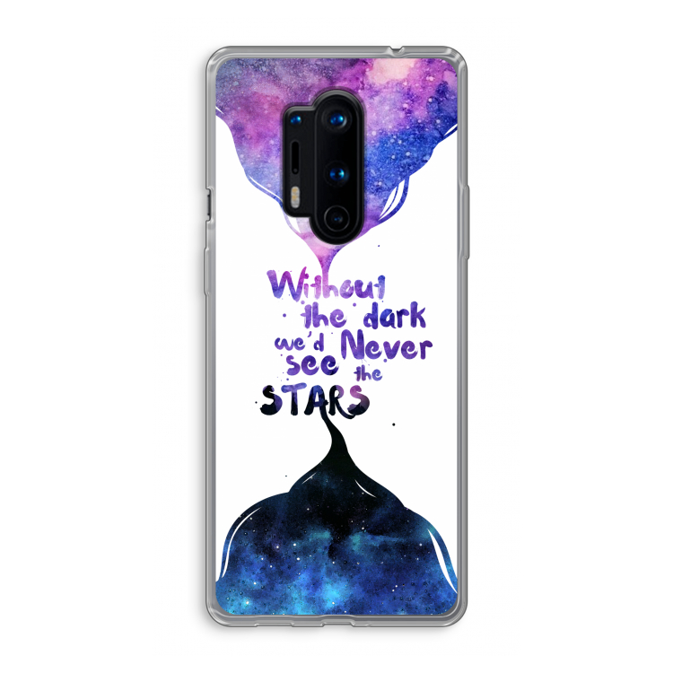 Stars quote: OnePlus 8 Pro Transparant Hoesje