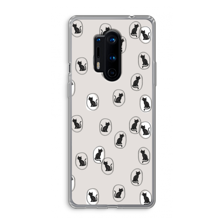 Miauw: OnePlus 8 Pro Transparant Hoesje