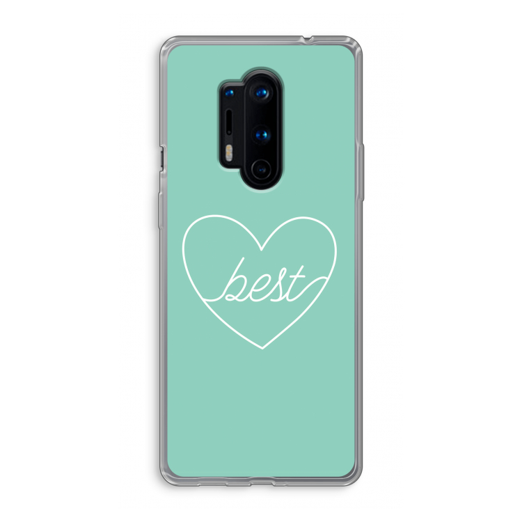 Best heart pastel: OnePlus 8 Pro Transparant Hoesje