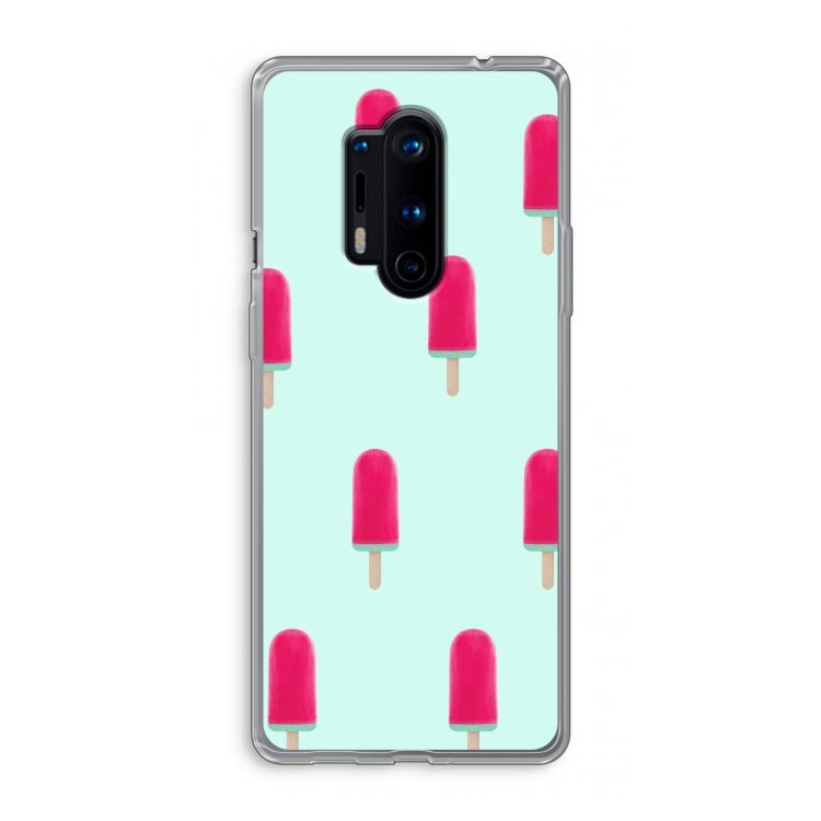 Waterijsje: OnePlus 8 Pro Transparant Hoesje