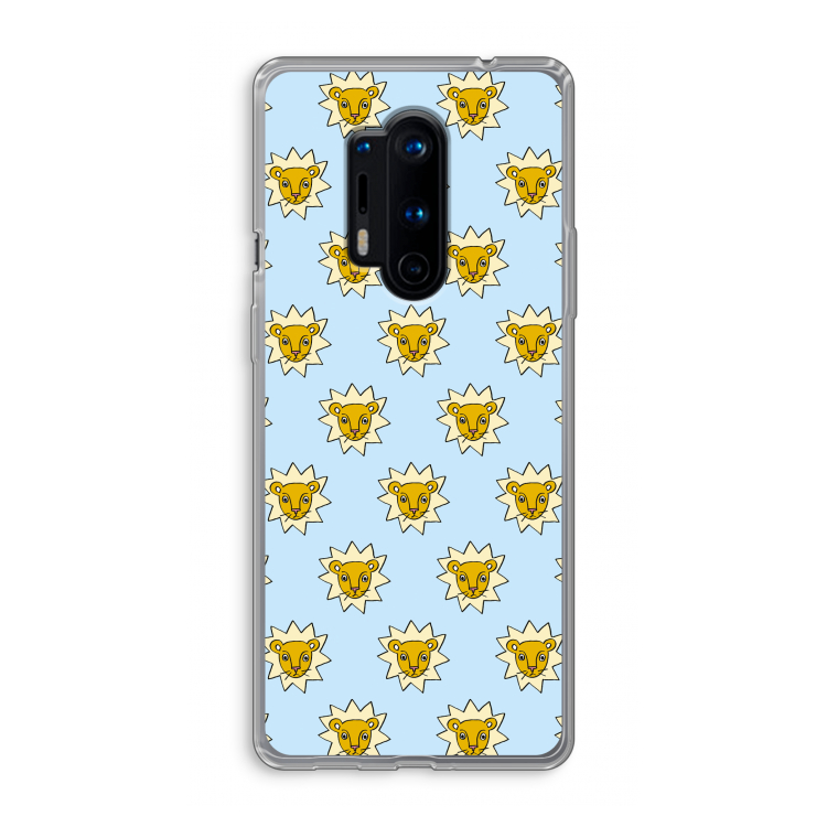 Leeuwenkoppen: OnePlus 8 Pro Transparant Hoesje
