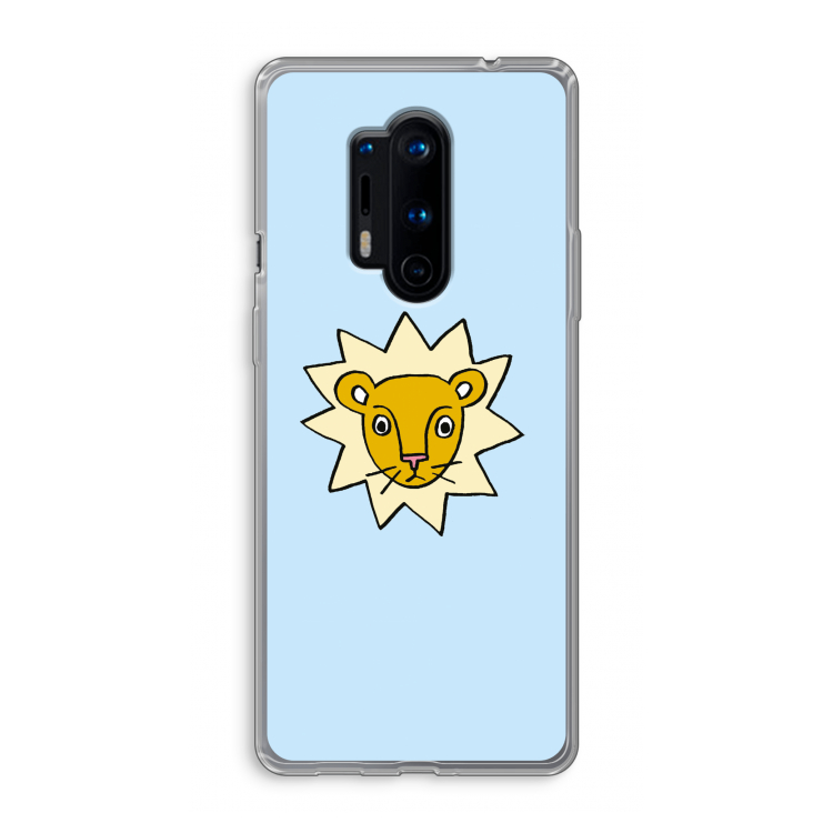 Kleine leeuw: OnePlus 8 Pro Transparant Hoesje