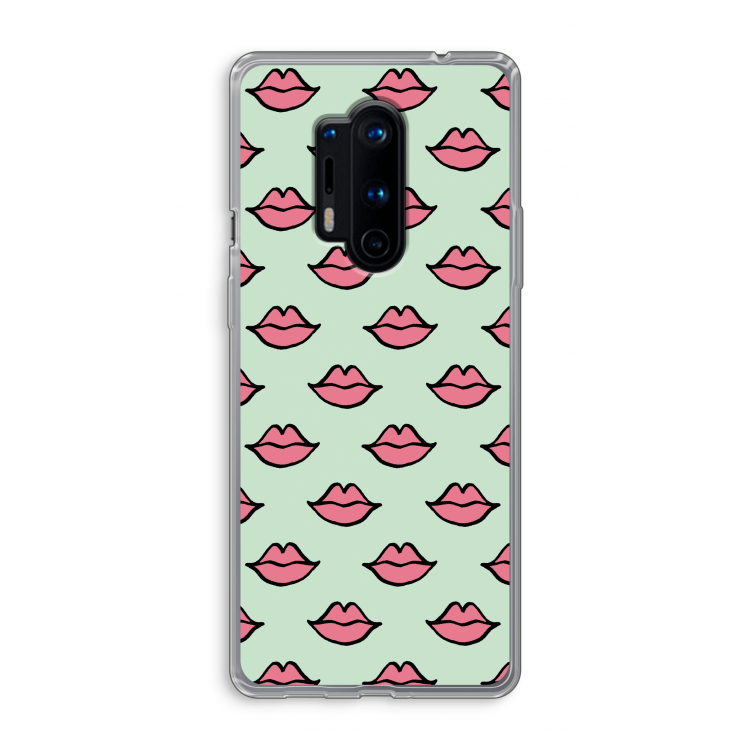 Lipjes: OnePlus 8 Pro Transparant Hoesje