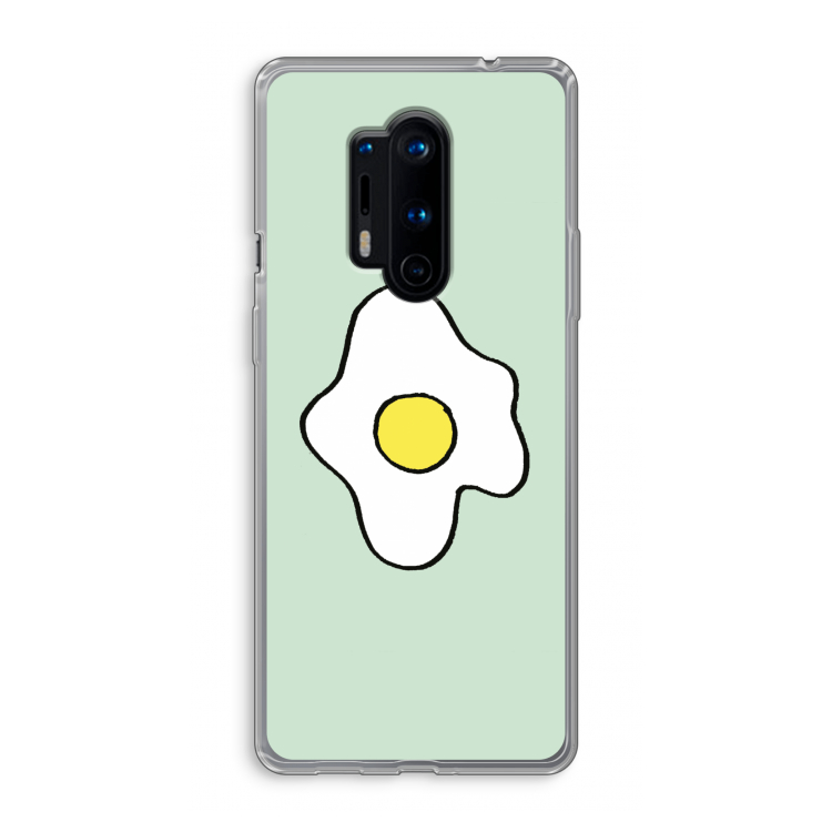 Spiegelei: OnePlus 8 Pro Transparant Hoesje