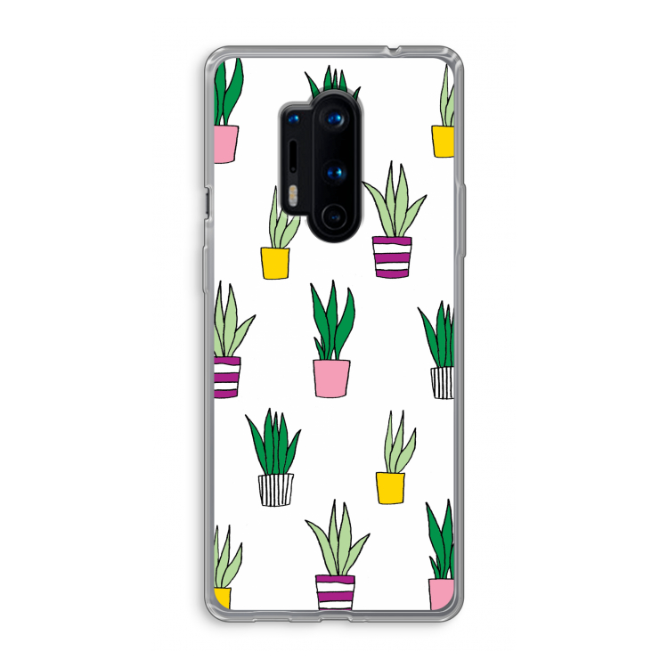Sanseveria: OnePlus 8 Pro Transparant Hoesje