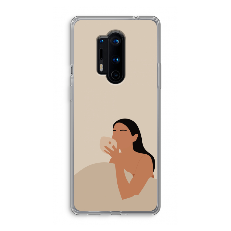 Fresh coffee: OnePlus 8 Pro Transparant Hoesje