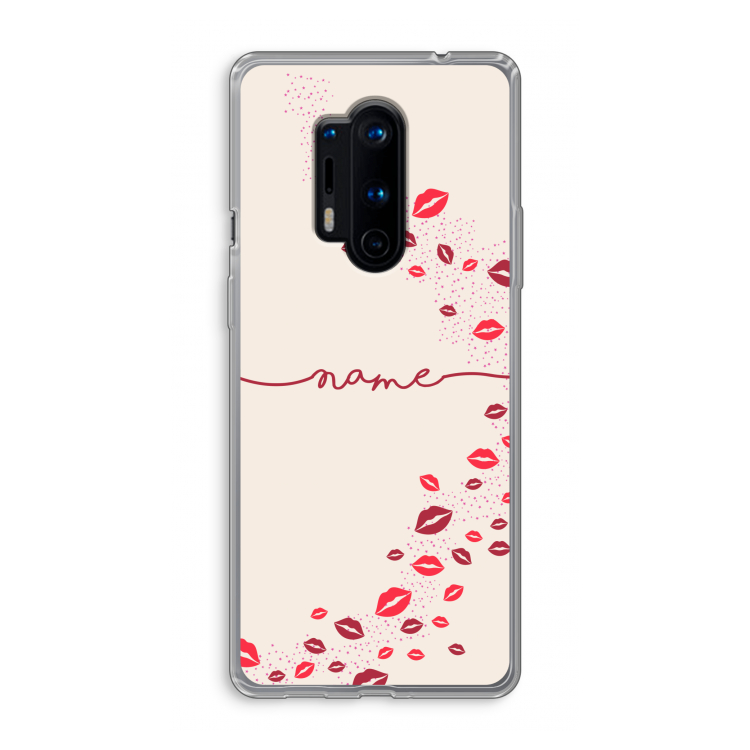 Kusjes: OnePlus 8 Pro Transparant Hoesje