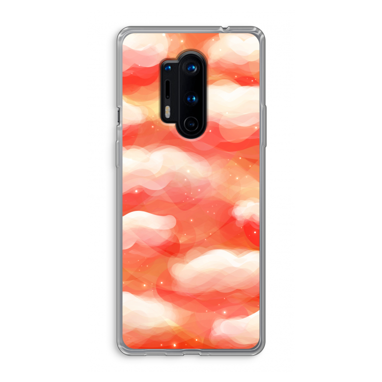 Lichte Wolken: OnePlus 8 Pro Transparant Hoesje