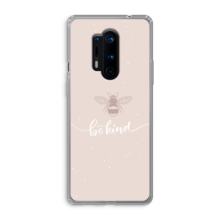 Be(e) kind: OnePlus 8 Pro Transparant Hoesje