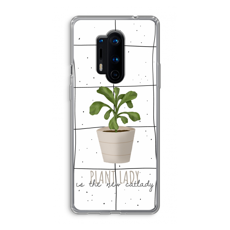 Kamerplant op vensterruit: OnePlus 8 Pro Transparant Hoesje