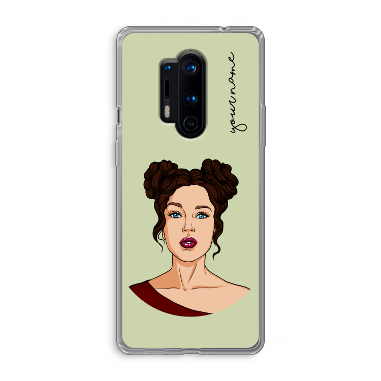 Pop-Art Creator: OnePlus 8 Pro Transparant Hoesje
