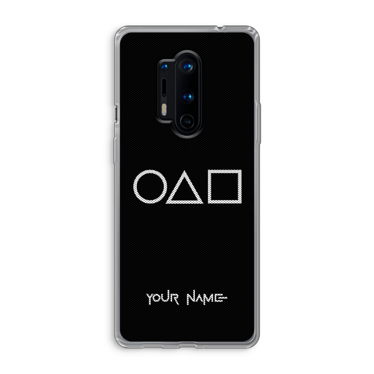 Squid Game: OnePlus 8 Pro Transparant Hoesje