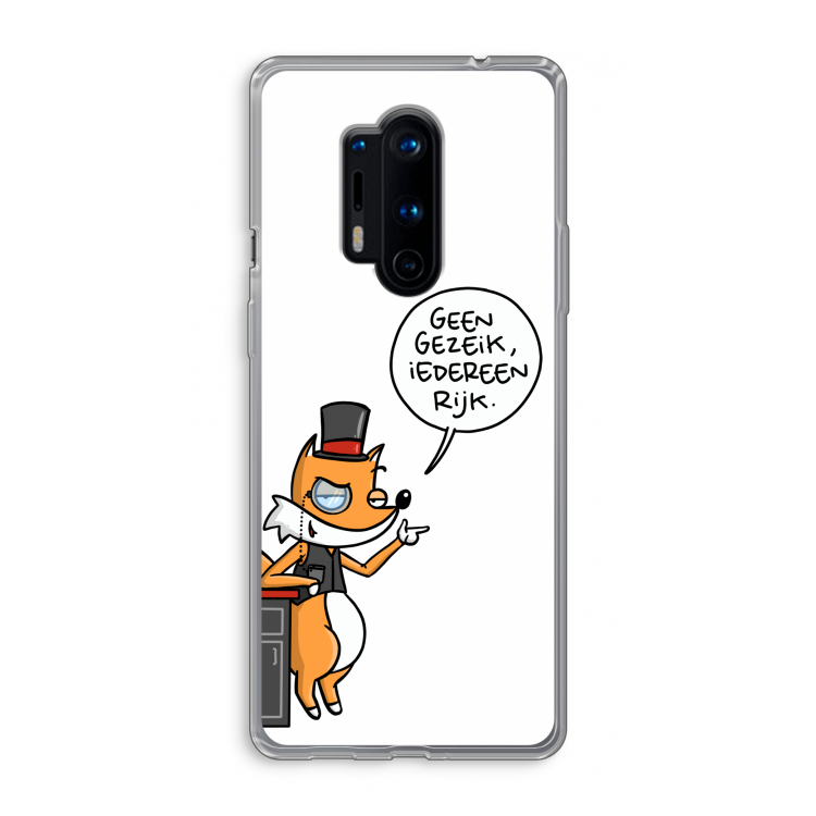Geen Gezeik: OnePlus 8 Pro Transparant Hoesje