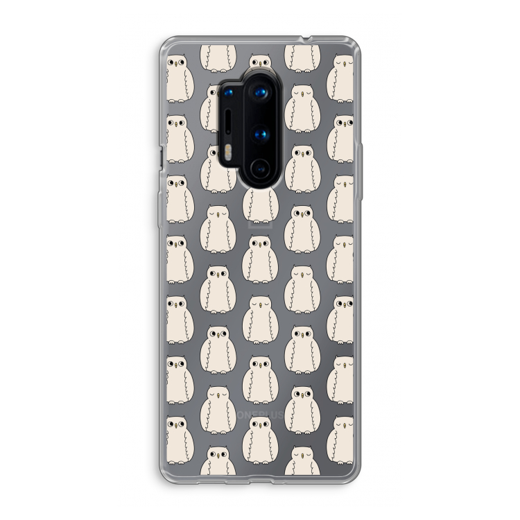 Uilen: OnePlus 8 Pro Transparant Hoesje